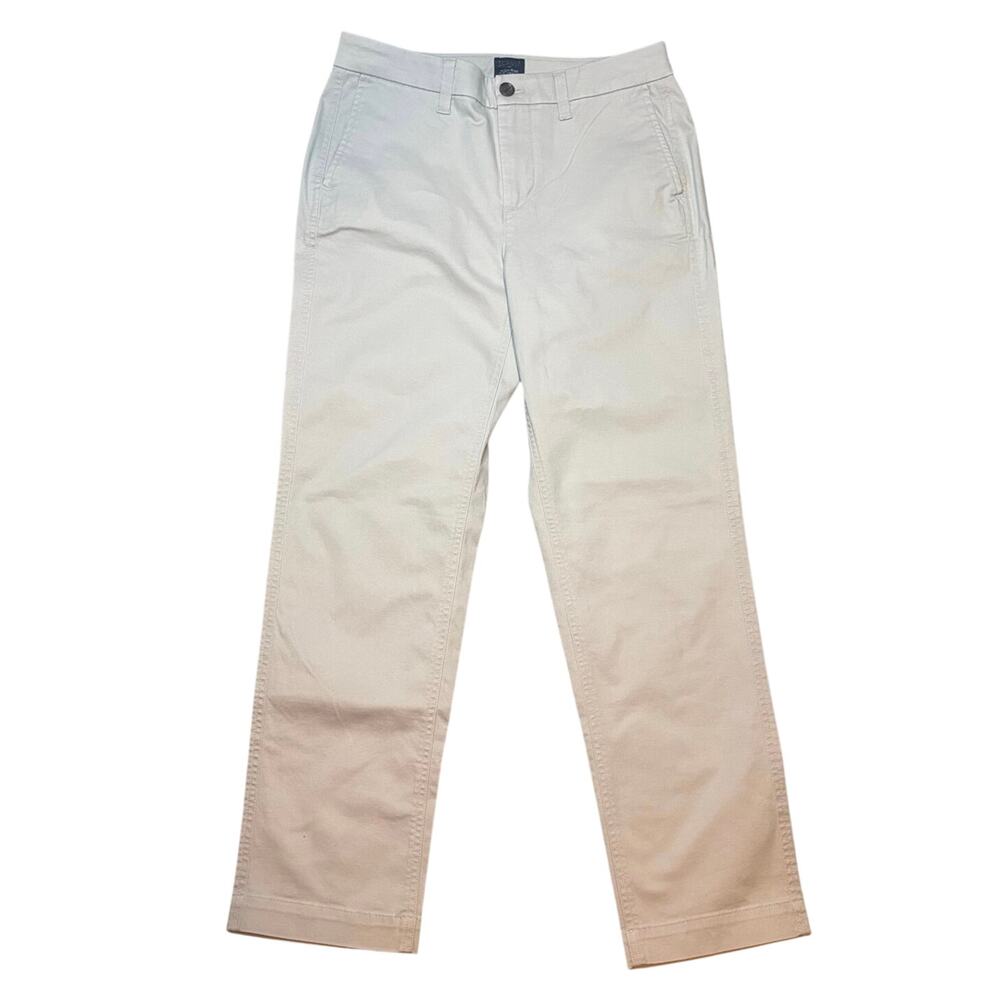 J.Crew High Rise Girlfriend Chino Pants Stone Straight Leg Size 4 - Picture 4 of 7